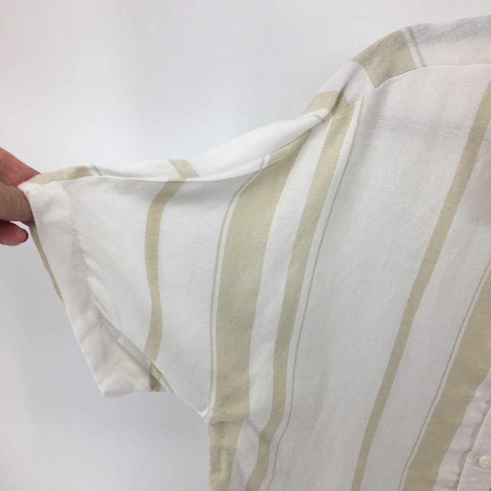 Thread & Supply Button Down Cropped Shirt - Picture 5 of 6